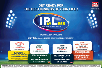 Get 5% GST on all under construction at Dosti Projects in Mumbai